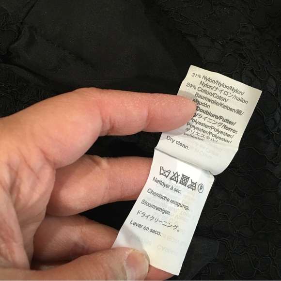 J.Crew Women’s 10T Lace Pull On Pants High Rise  Straight Leg Ankle Black #F9523 - Picture 8 of 9